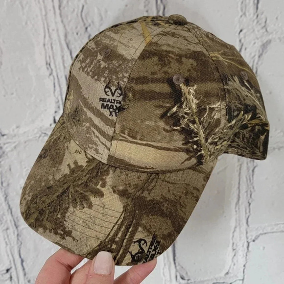 REALTREE Max 1 xt Hat Cap Hunting Camo Hat Snapback Outdoor OS - Picture 2 of 6